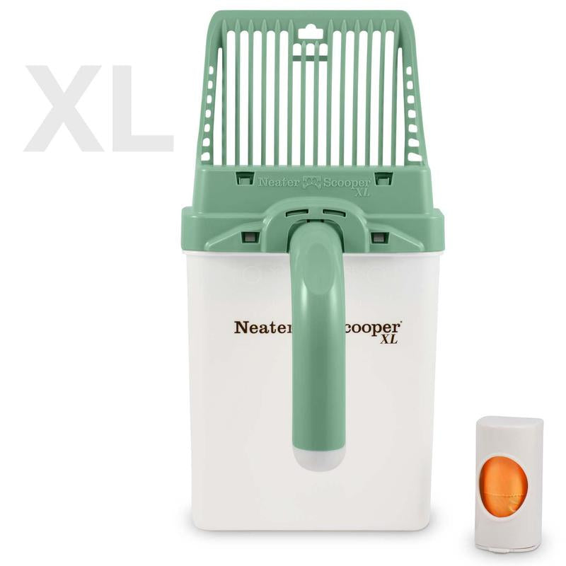Neater Pets Neater Scooper XL, Scoop-To-Bag Cat Litter Scoop, No-Mess, Less Dust, Includes Bags & Dispenser