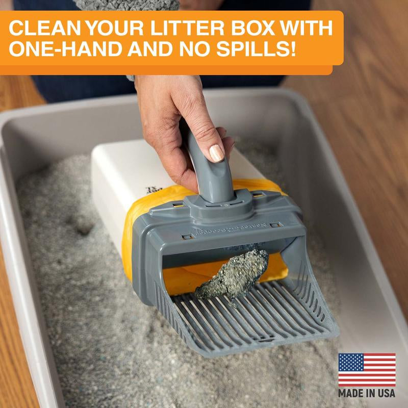 Neater Pets Neater Scooper XL, Scoop-To-Bag Cat Litter Scoop, No-Mess, Less Dust, Includes Bags & Dispenser